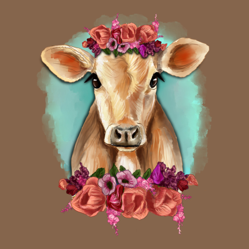 Floral Cow Premium Tee by RanaPortraitStore | Teevron