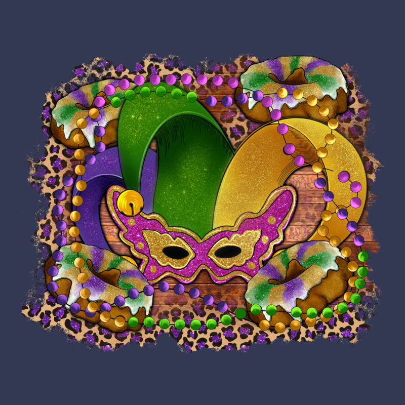 Mardi Gras Mask King Cake Heavyweight Hoodie by RanaPortraitStore | Teevron