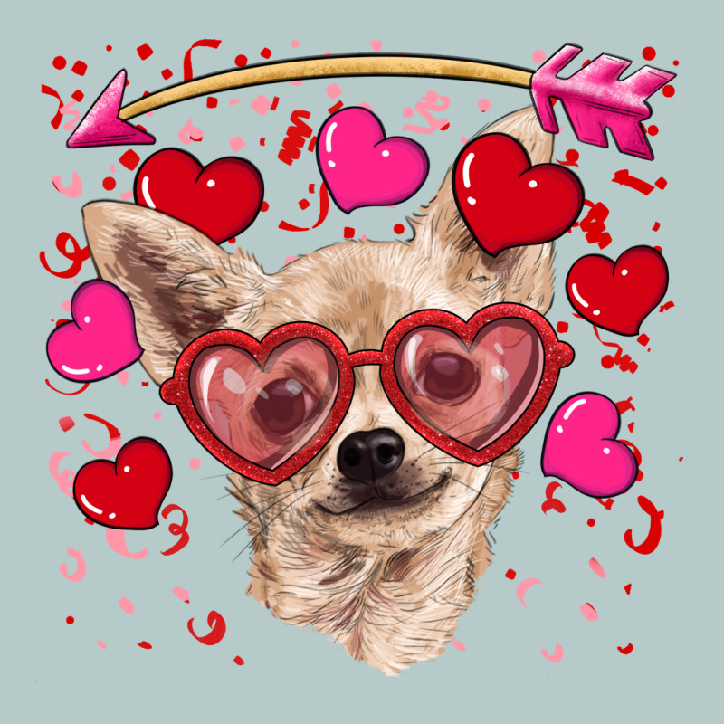 Valentine's Day  Chihuahua Heavy Core Tee by RanaPortraitStore | Teevron