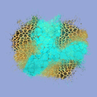 Turquoise Leopard Patch Classic Tee | Teevron