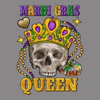 Skull Mardi Gras Queen Vintage Tee | Teevron