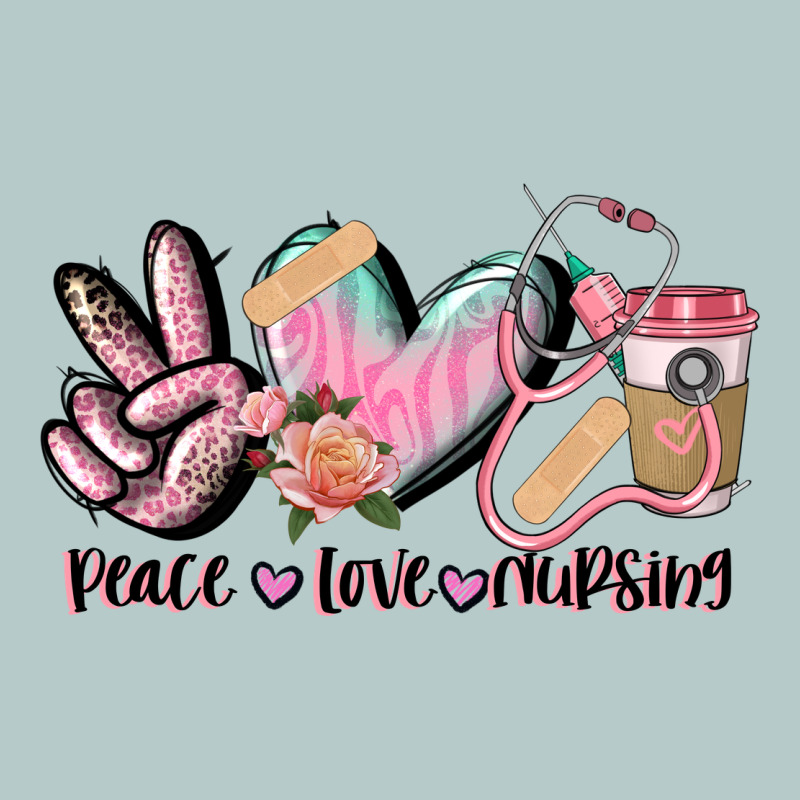 Peace Love Nursing Heavy Core Tee by CowGirlArtShop | Teevron