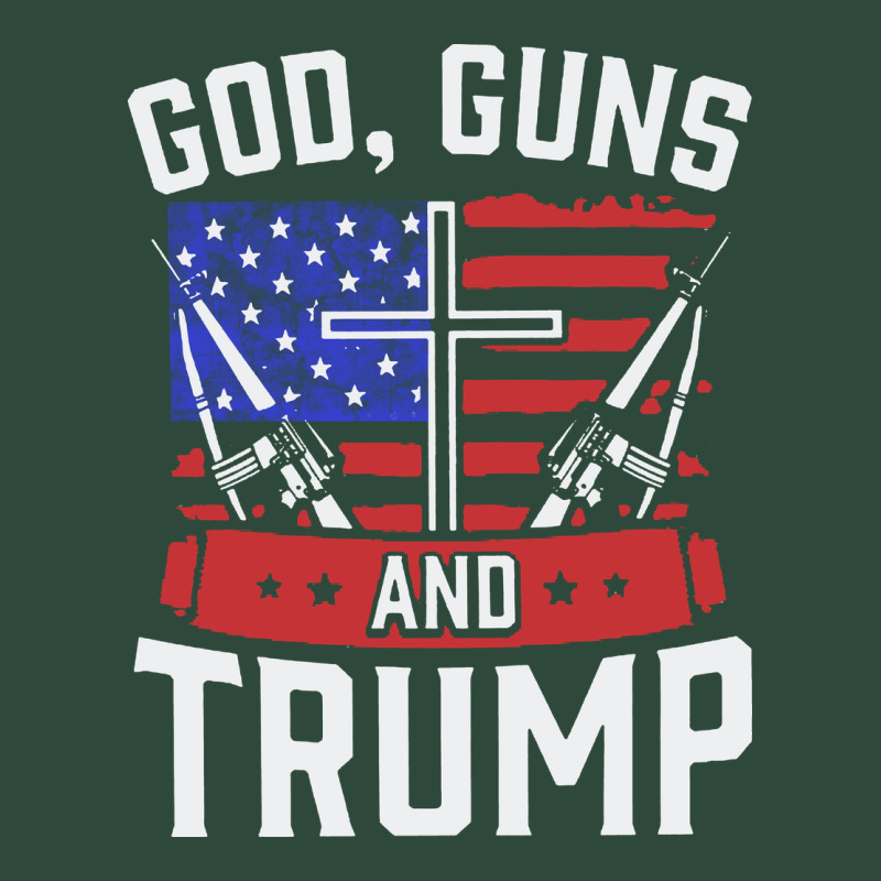 God Guns And Trump Zipper Hoodie by artisFamous | Teevron