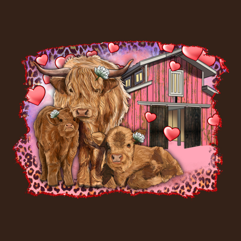 Valentine's Day Mama Cow And Baby Cows Heavy Core Tee by RanaPortraitStore | Teevron