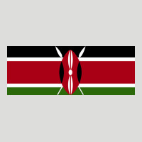 Kenya Flag Zipper Hoodie | Teevron