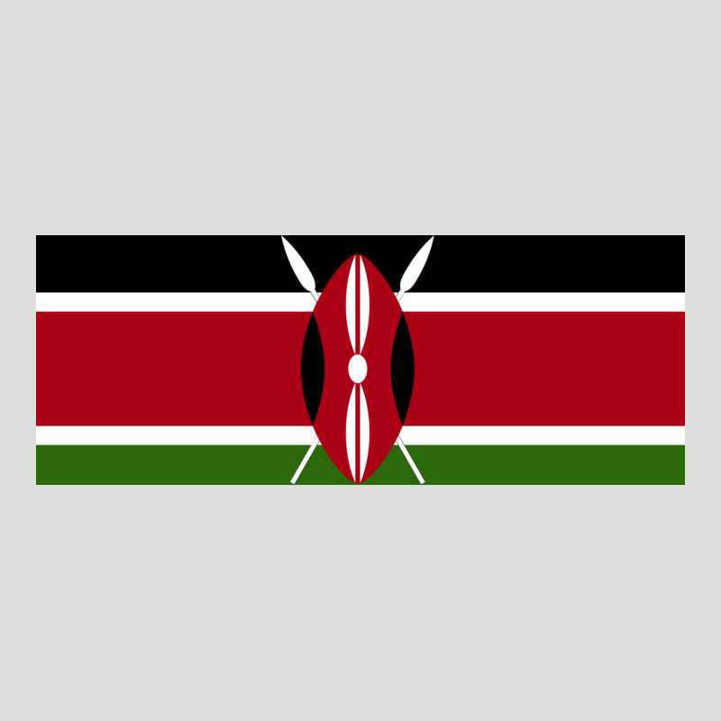 Kenya Flag Zipper Hoodie by artisFamous | Teevron