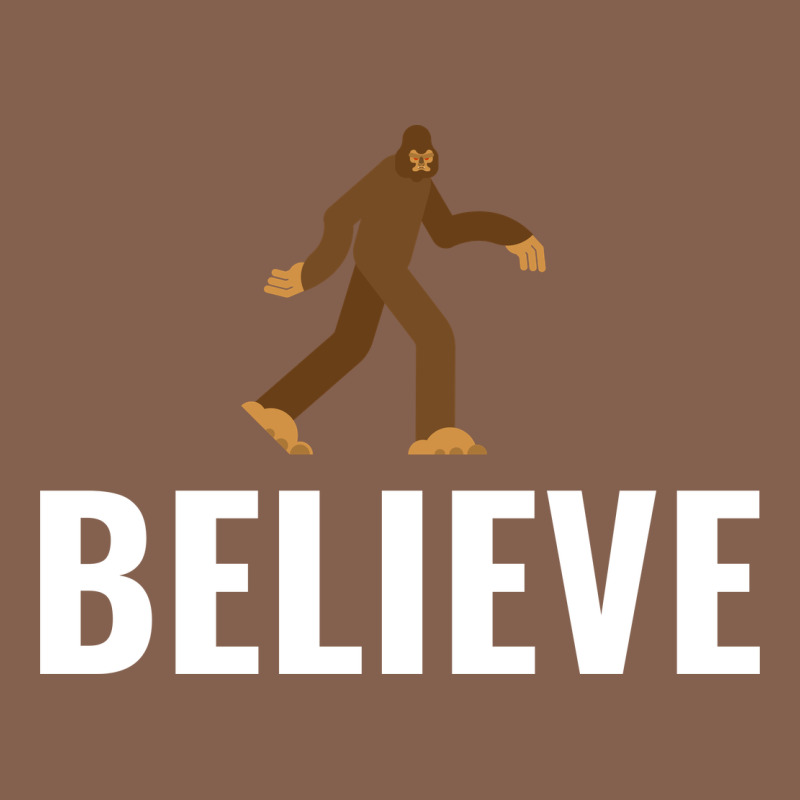Believe Bigfoot White Zipper Hoodie by artisFamous | Teevron
