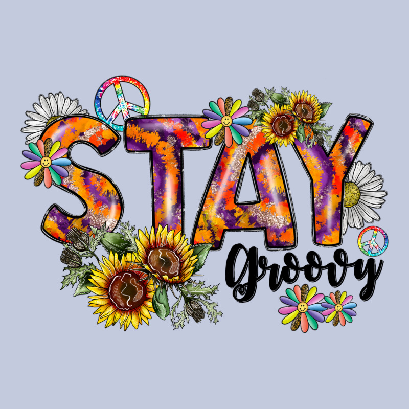 Stay Groovy Long Sleeve Tee by CowhideDigitalArt | Teevron