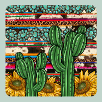 Cactus Sunflower Coaster Zipper Hoodie | Teevron