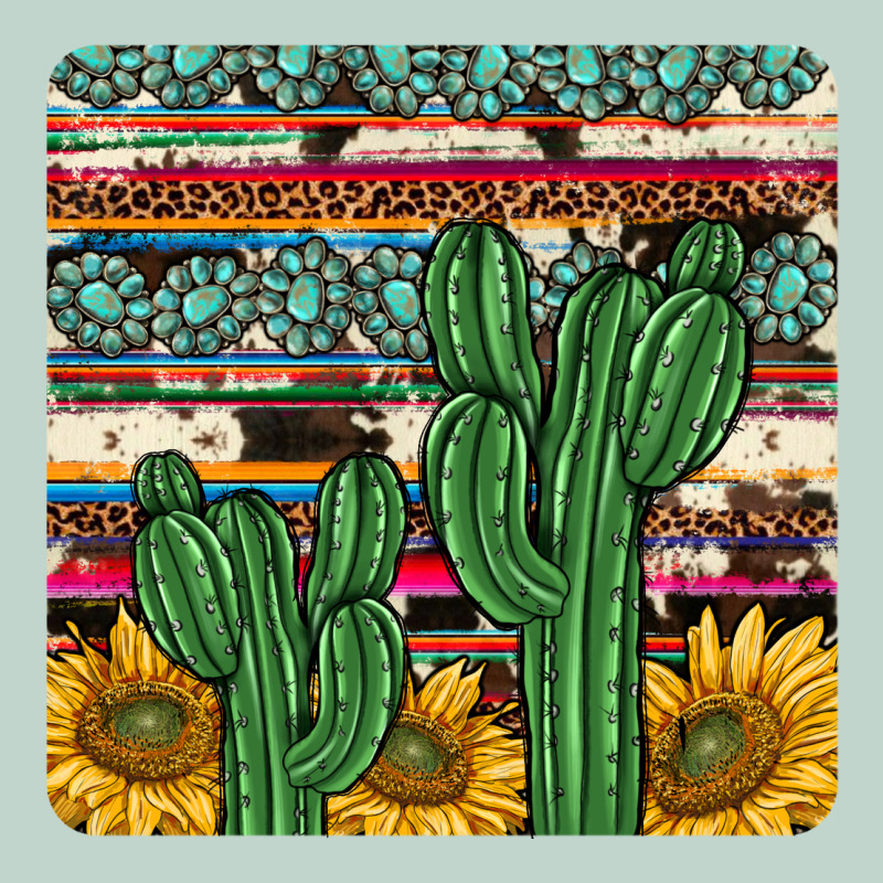 Cactus Sunflower Coaster Zipper Hoodie by JahusDesignShop | Teevron