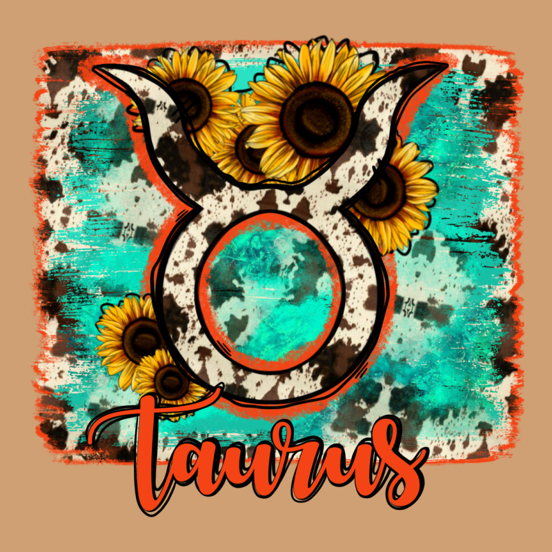 Taurus Turquoise Cowhide Vintage Tee by RanaPortraitStore | Teevron