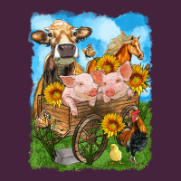 Farm Animals Wagon Olivia Premium Tee | Teevron