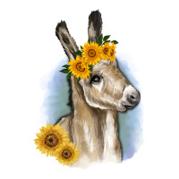 Sunflower Baby Donkey | Teevron