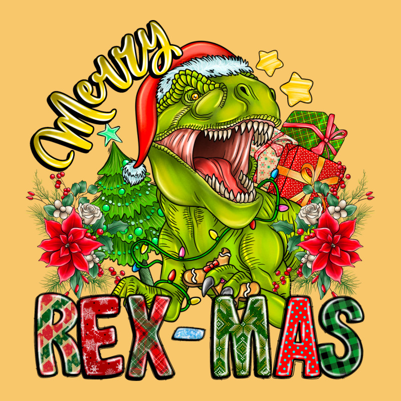 Merry Rexmas Vintage Hoodie by CowhideDigitalArt | Teevron