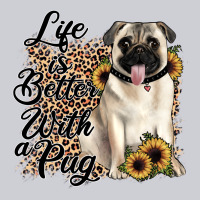 Life Is Better With A Pug Heavyweight Sweatshirt | Teevron