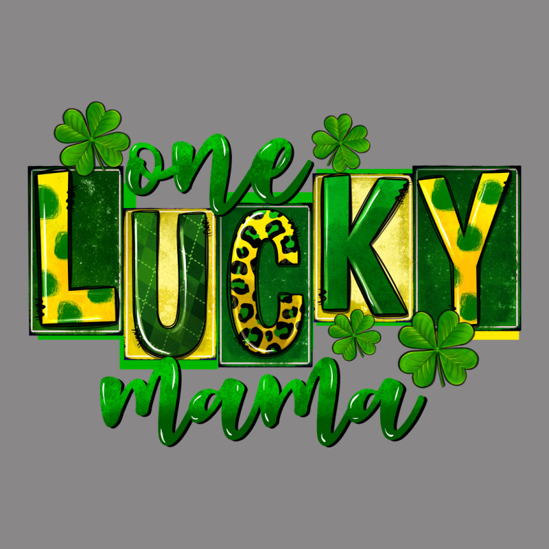 One Lucky Mama St Patricks Vintage Tee by FaDigitalArtStudio | Teevron