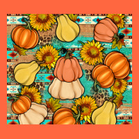 Pumpkin Sunflowers Leaves Premium Hoodie | Teevron