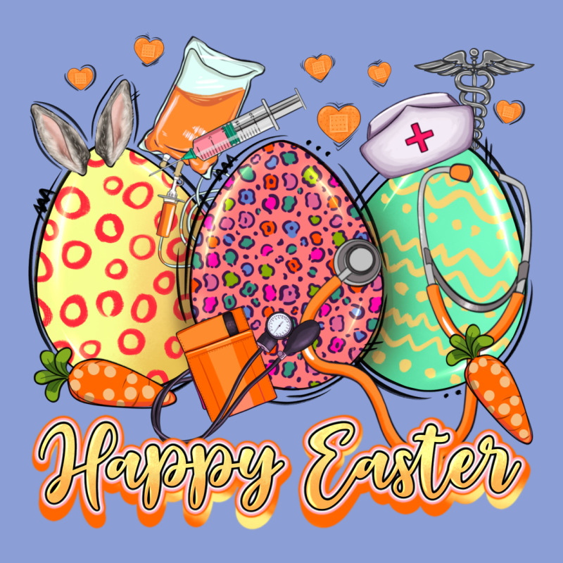 Happy Easter Eggs Nurse Long Sleeve Tee by LillyAllenDesigns | Teevron