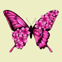 Floral Pink Butterfly Urban Hoodie | Teevron