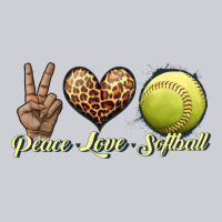 Peace Love Softball Heavyweight Sweatshirt | Teevron