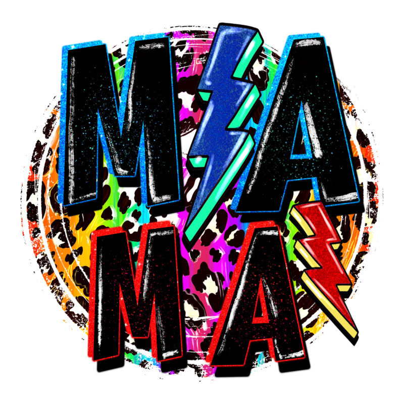 Mama Lightning Bolts Mother's Day Ladies Tee by FaDigitalArtStudio | Teevron