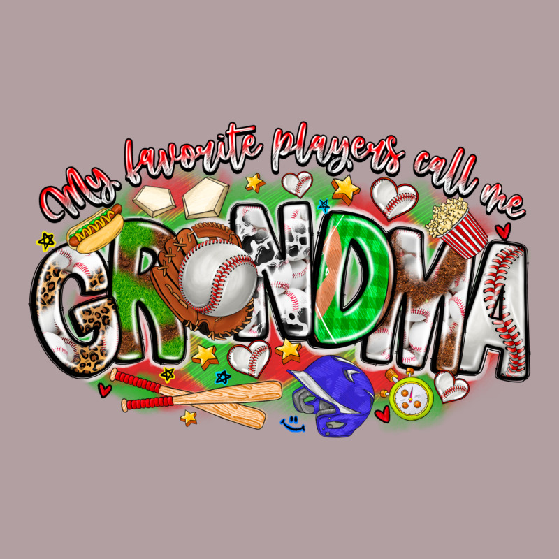 My Favorite Platers Call Me Grandma Baseball Vintage Hoodie by CowhideDigitalArt | Teevron