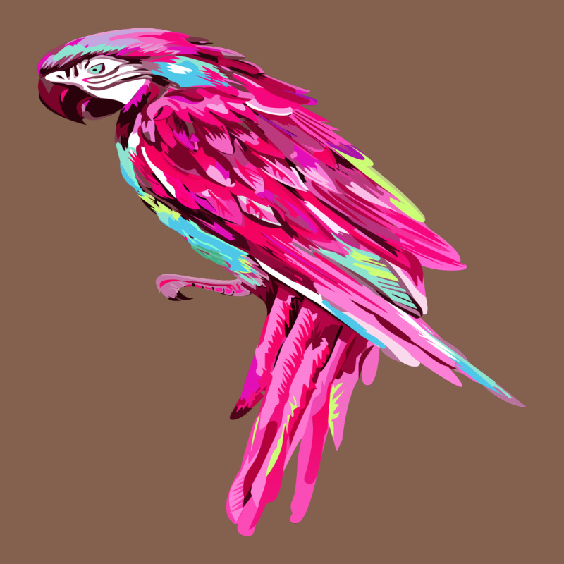 Pink Parrot T-shirts Zipper Hoodie by artisFamous | Teevron