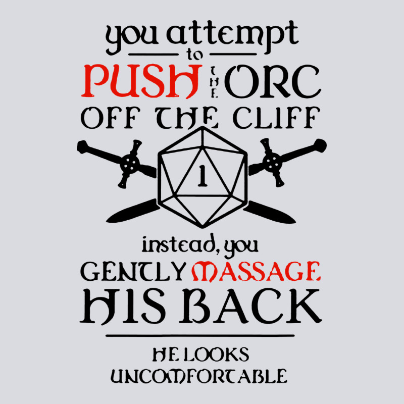Tabletop Rpg D20 Orc Massage Critical Failure Zipper Hoodie by artisFamous | Teevron