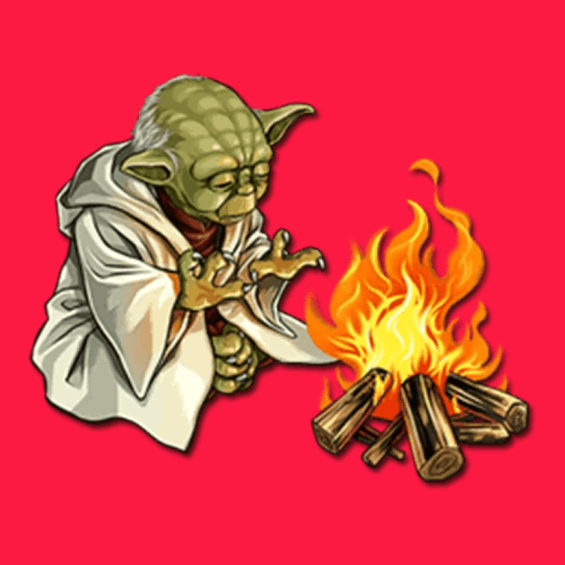 Yoda Is Warming Up Zipper Hoodie by artisFamous | Teevron