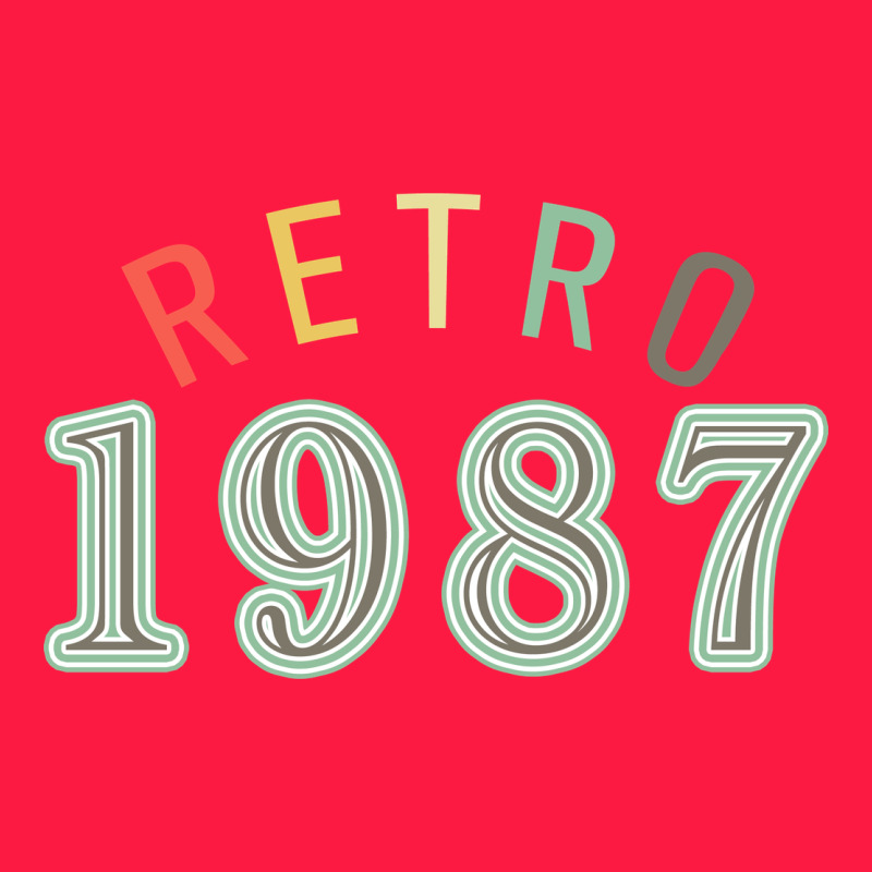 Retro 1987 Zipper Hoodie by artisFamous | Teevron