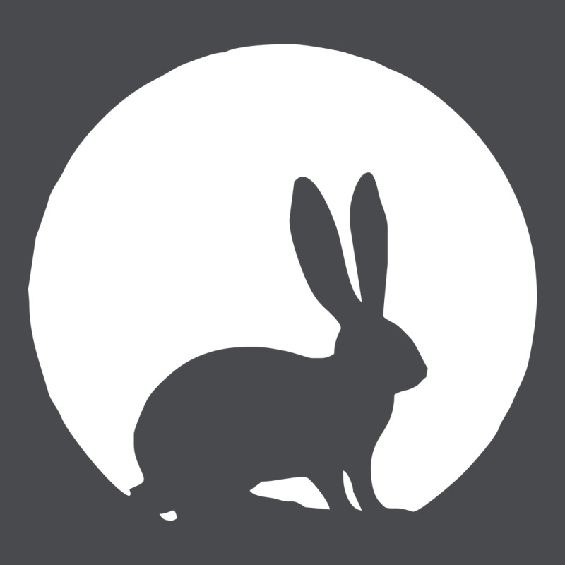 Bunny And Full Moon Funny Zipper Hoodie by artisFamous | Teevron