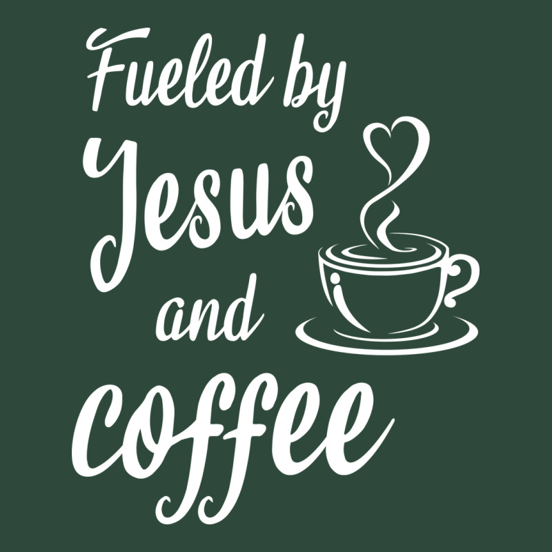 Fueled By Jesus And Coffee Zipper Hoodie by artisFamous | Teevron