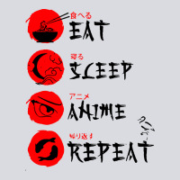 Eat Sleep Anime Repeat Japanese Zipper Hoodie | Teevron