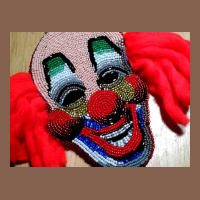 Embroidered Clown Zipper Hoodie | Teevron