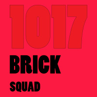 1017 Brick Squad Black Red Zipper Hoodie | Teevron