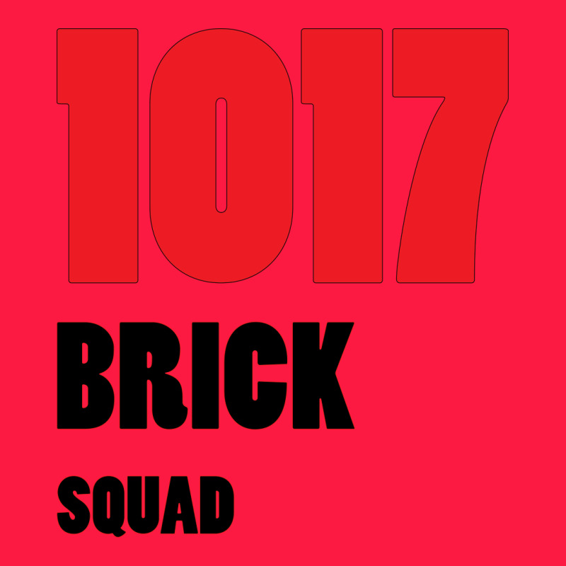 1017 Brick Squad Black Red Zipper Hoodie by artisFamous | Teevron