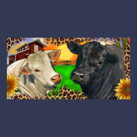 Charolais Bull And Black Angus Bull With Farm Heavyweight Hoodie | Teevron