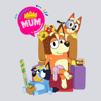 Bluey Mom Dad Funny Queen For Family Lover T Shirt Zipper Hoodie | Teevron