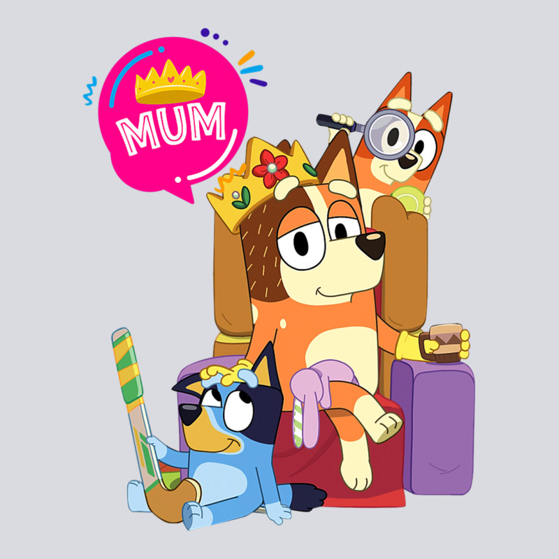 Bluey Mom Dad Funny Queen For Family Lover T Shirt Zipper Hoodie by artisFamous | Teevron