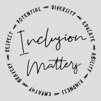 Inclusion Matters With Empathy Bravery Respect Zipper Hoodie | Teevron