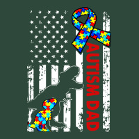 Mens Distressed Dinosaur Autism Dad Usa Flag Zipper Hoodie | Teevron