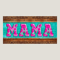 Floral Mama Mother's Day License Plate Heavy Core Tee | Teevron