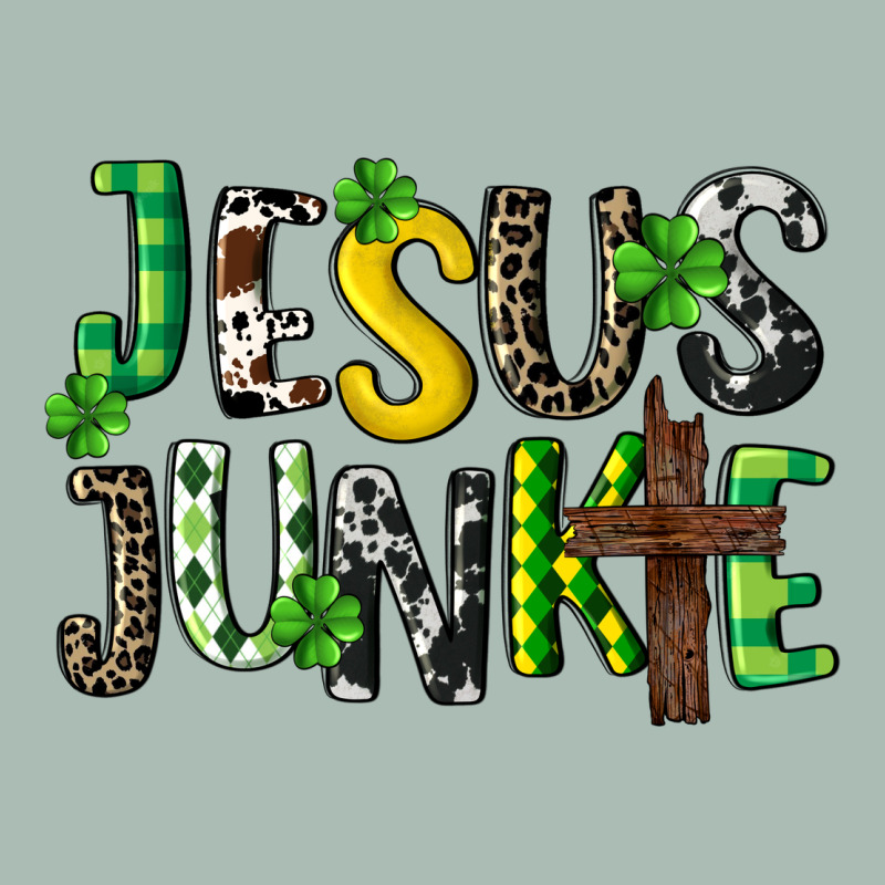 Jesus Junkie St. Patrick's Classic Tee by CowGirlArtShop | Teevron