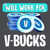 Will Work For V Bucks Youth Gamer Zipper Hoodie | Teevron