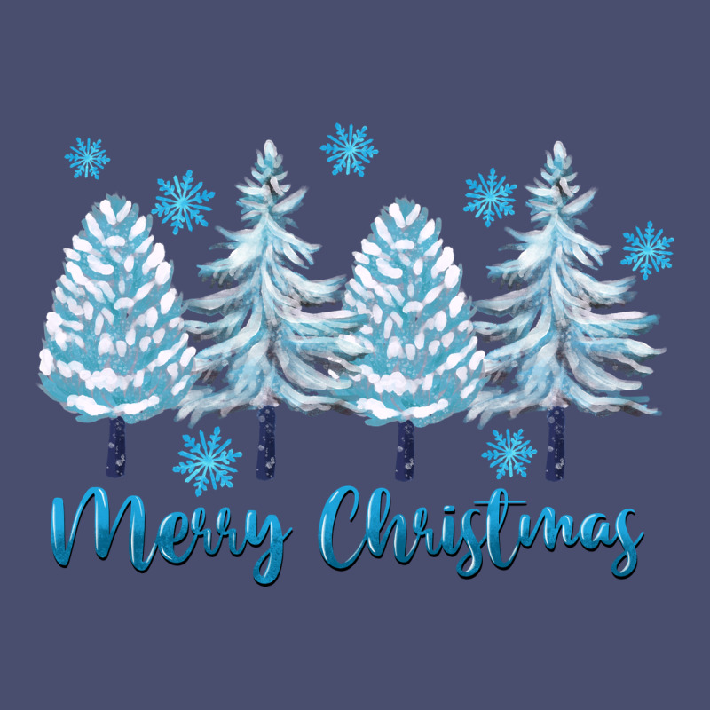 Merry Christmas Blue Trees Vintage Tee by FaDigitalArtStudio | Teevron