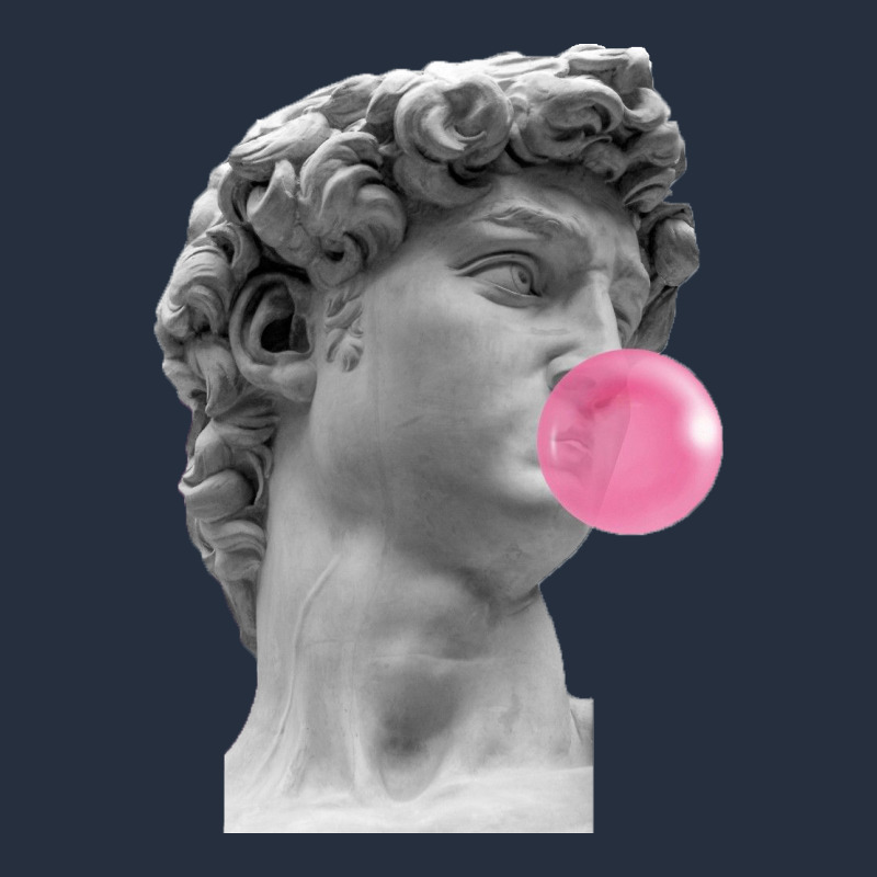 Vaporwave Statue Head With Bubblegum Zipper Hoodie by artisFamous | Teevron