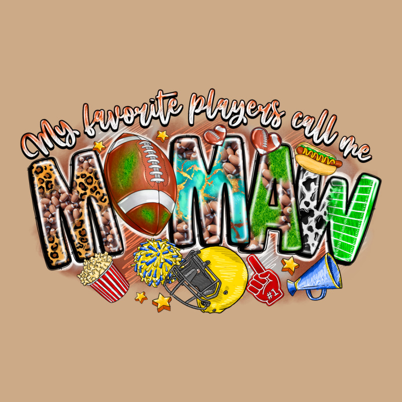 My Favorite Players Call Me Mawmaw Vintage Hoodie by CowhideDigitalArt | Teevron