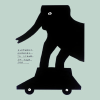 Elephant Black To Stand On Your Car Zipper Hoodie | Teevron
