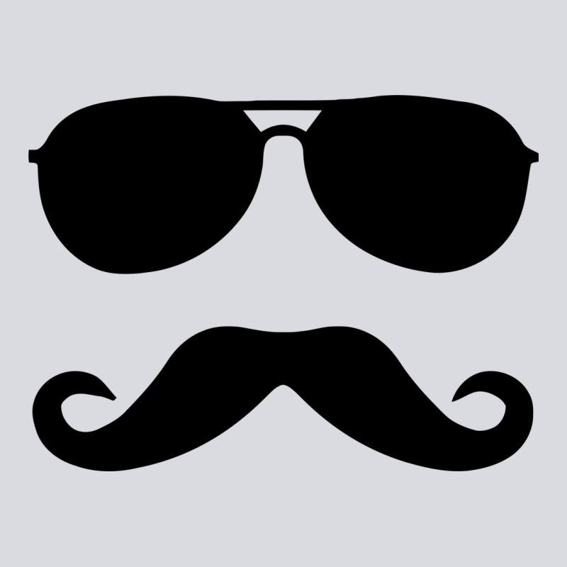 Moustache And Sunglasses Zipper Hoodie by artisFamous | Teevron