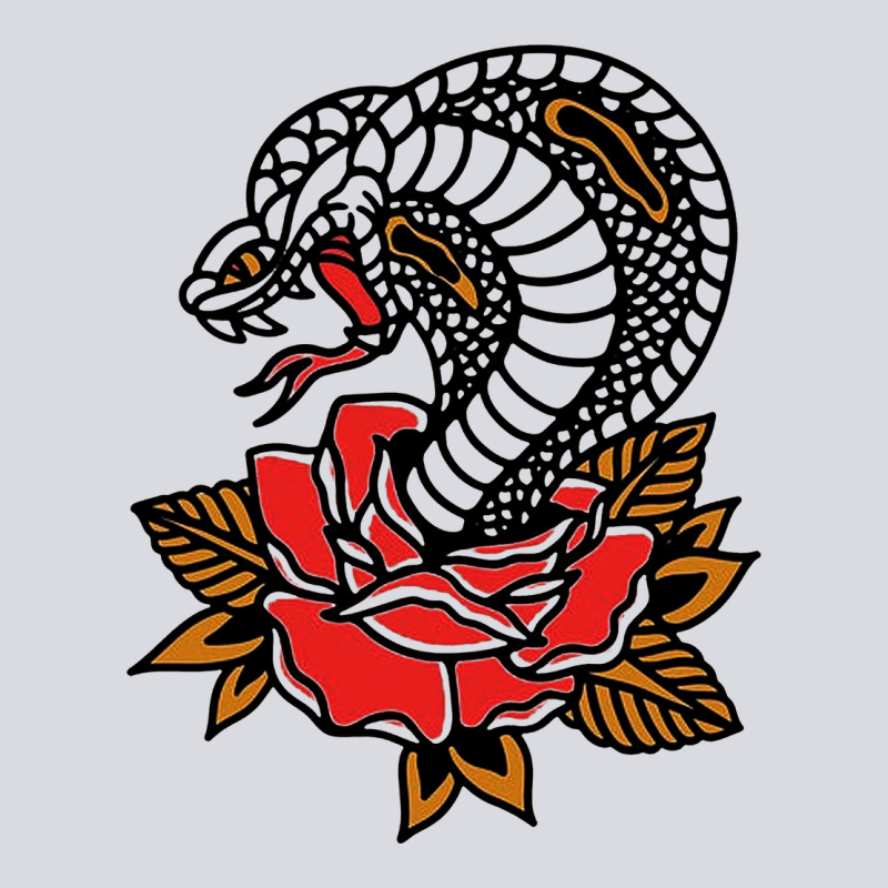 The King Cobra Snake And Rose Zipper Hoodie by artisFamous | Teevron